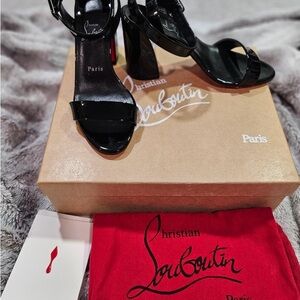 Christian Louboutin Glossy Black Heels